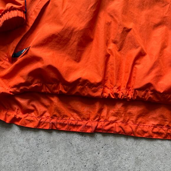 Men's Vintage 90's Adidas Orange Blue Hooded Pullover Windbreaker Jacket Sz XL - Picture 5 of 6